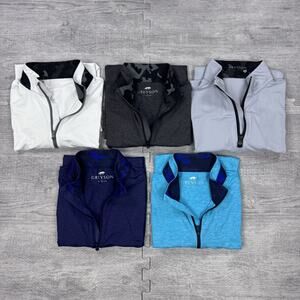 Lot Of 5 Greyson Men’s Sz Small Tate 1/4 Zip Mock Neck Performance Stretch Golf